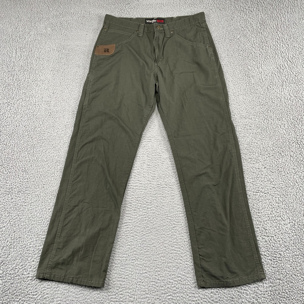 Wrangler Pants Mens 34x30 Green RIGGS Workwear Technician Pant Utility